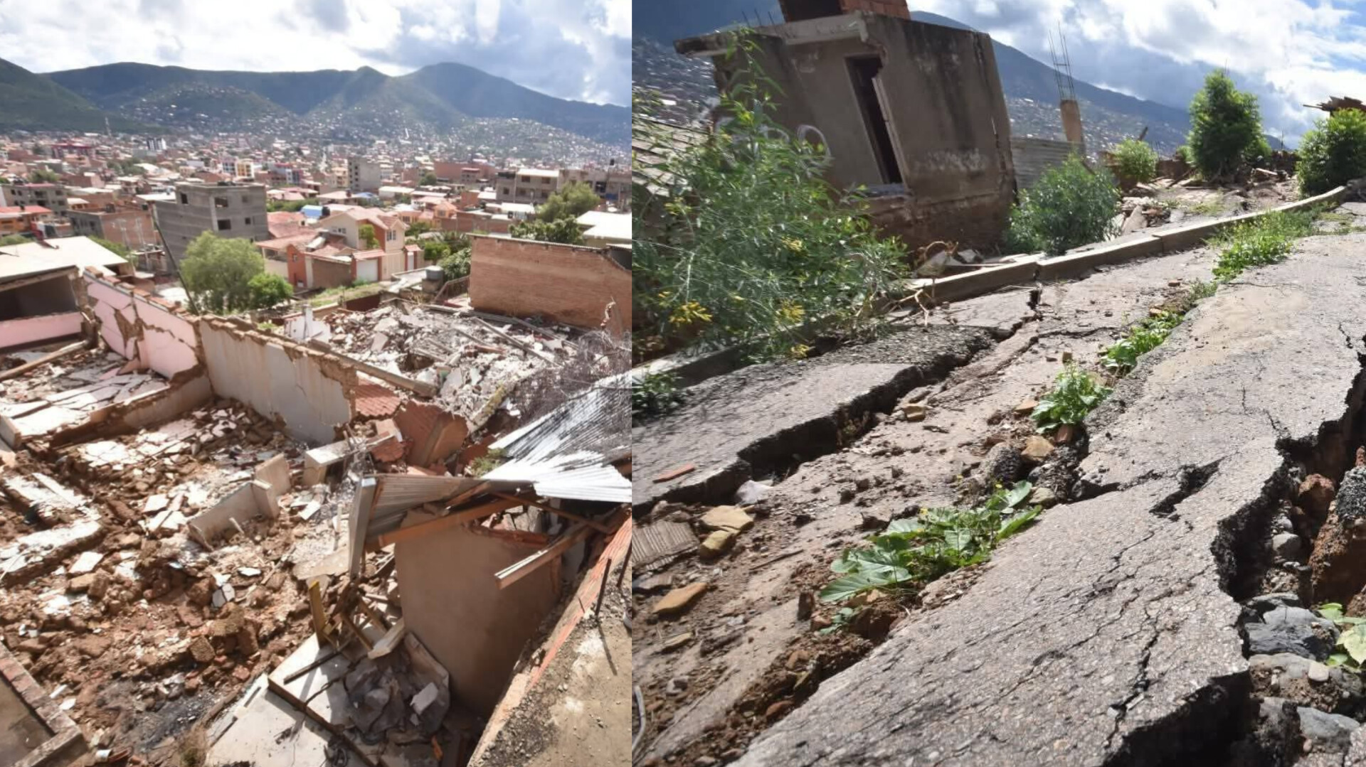 Cochabamba se declara en desastre: deslizamientos dejan a 83 familias ...
